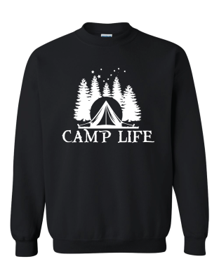 Camp Life - Crewneck Sweatshirt