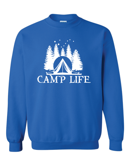 Camp Life - Crewneck Sweatshirt