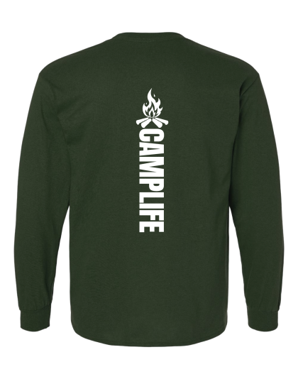 Camp Life Fire  - Long Sleeve Tee