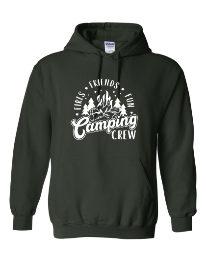 Camping Crew -Fire - Friends - Fun  - Hoodie