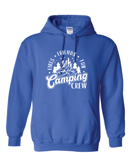 Camping Crew -Fire - Friends - Fun  - Hoodie