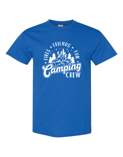 Camping Crew -Fire - Friends - Fun- T-Shirt