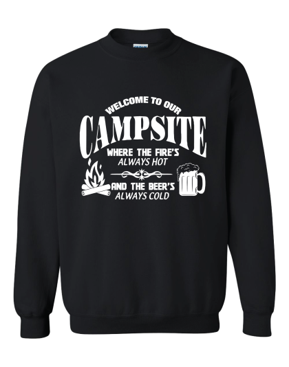 Fire Hot Beer Cold - Crewneck Sweatshirt
