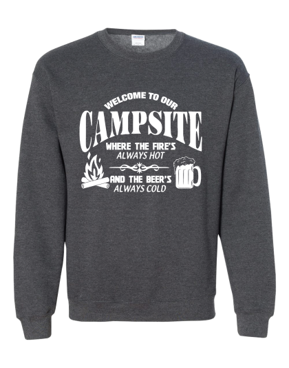 Fire Hot Beer Cold - Crewneck Sweatshirt