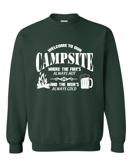 Fire Hot Beer Cold - Crewneck Sweatshirt