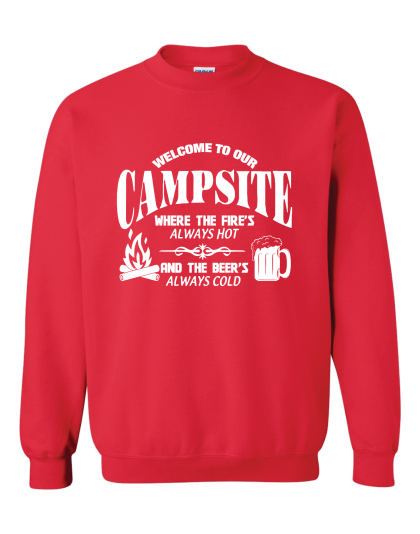 Fire Hot Beer Cold - Crewneck Sweatshirt