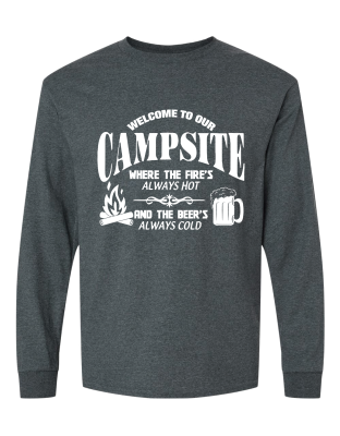 Fire Hot Beer Cold - Long Sleeve Tee