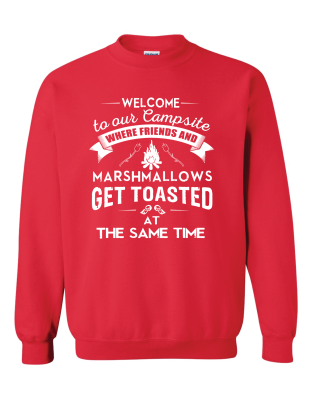 Friends and Marshmallows - Crewneck Sweatshirt