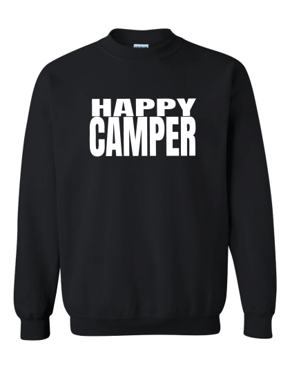 Happy Camper- Crewneck Sweatshirt
