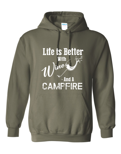 Life is Better with Wine- Hoodie