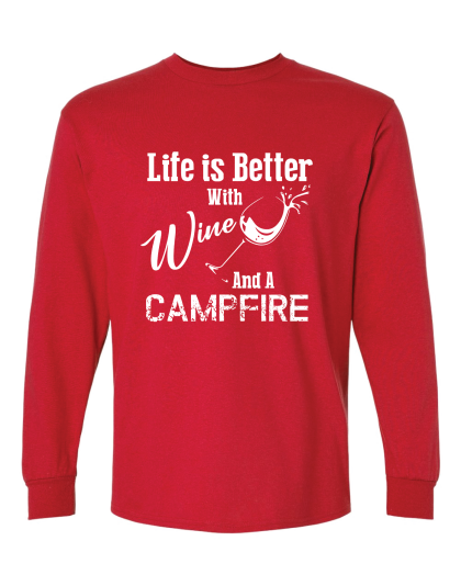 Life is Better with Wine - Long Sleeve Tee